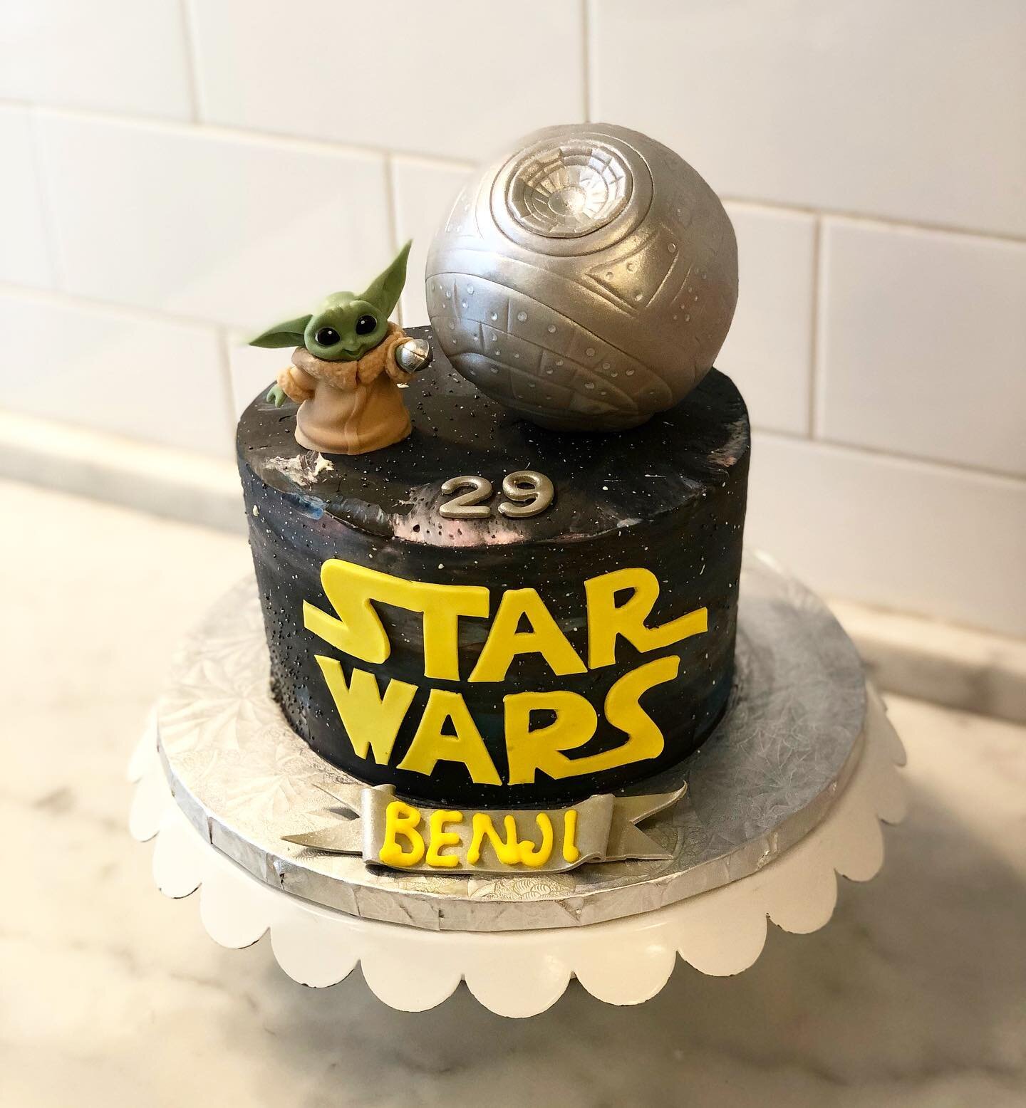 This cake is out of this world! ☄️✨💥