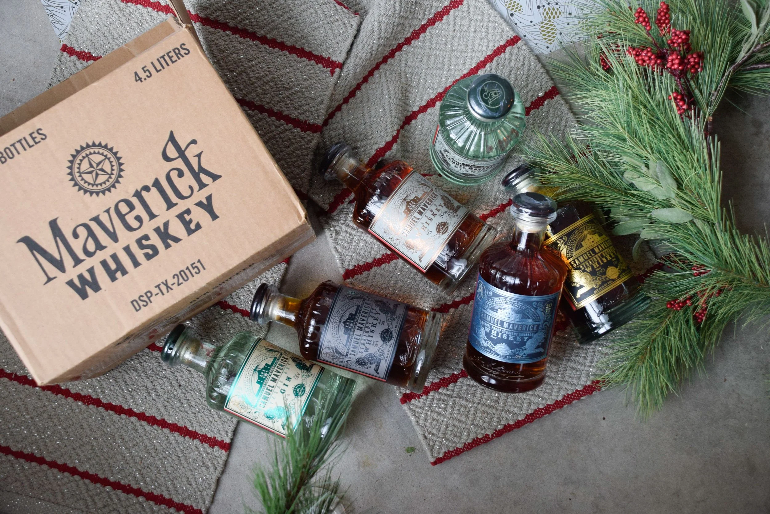 Maverick Whiskey Introduces Barrel Proof Straight Bourbon and Texas Gin