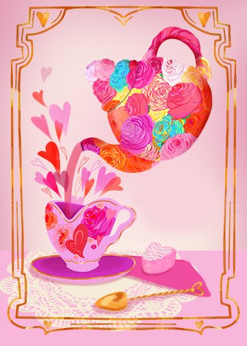 Valentine's Day Teapot
