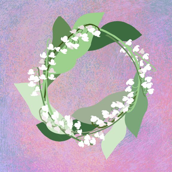 Lily of the Valley Wreath