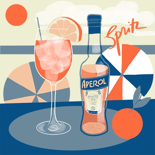 Aperol Spritz, Italian Riviera