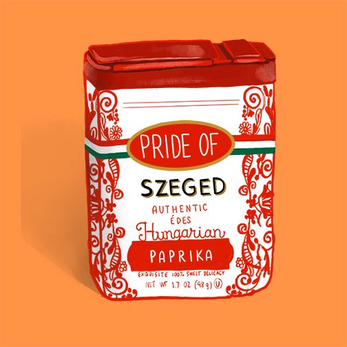 Hungarian Paprika box