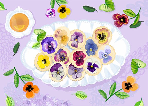 Pansy Shortbread