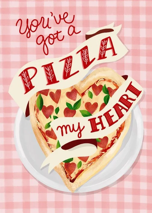 Pizza My Heart Valentine 