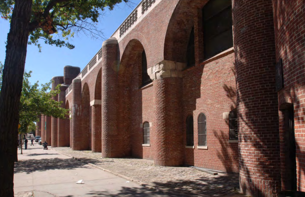 What is happening to these landmarked fences in a Harlem park?