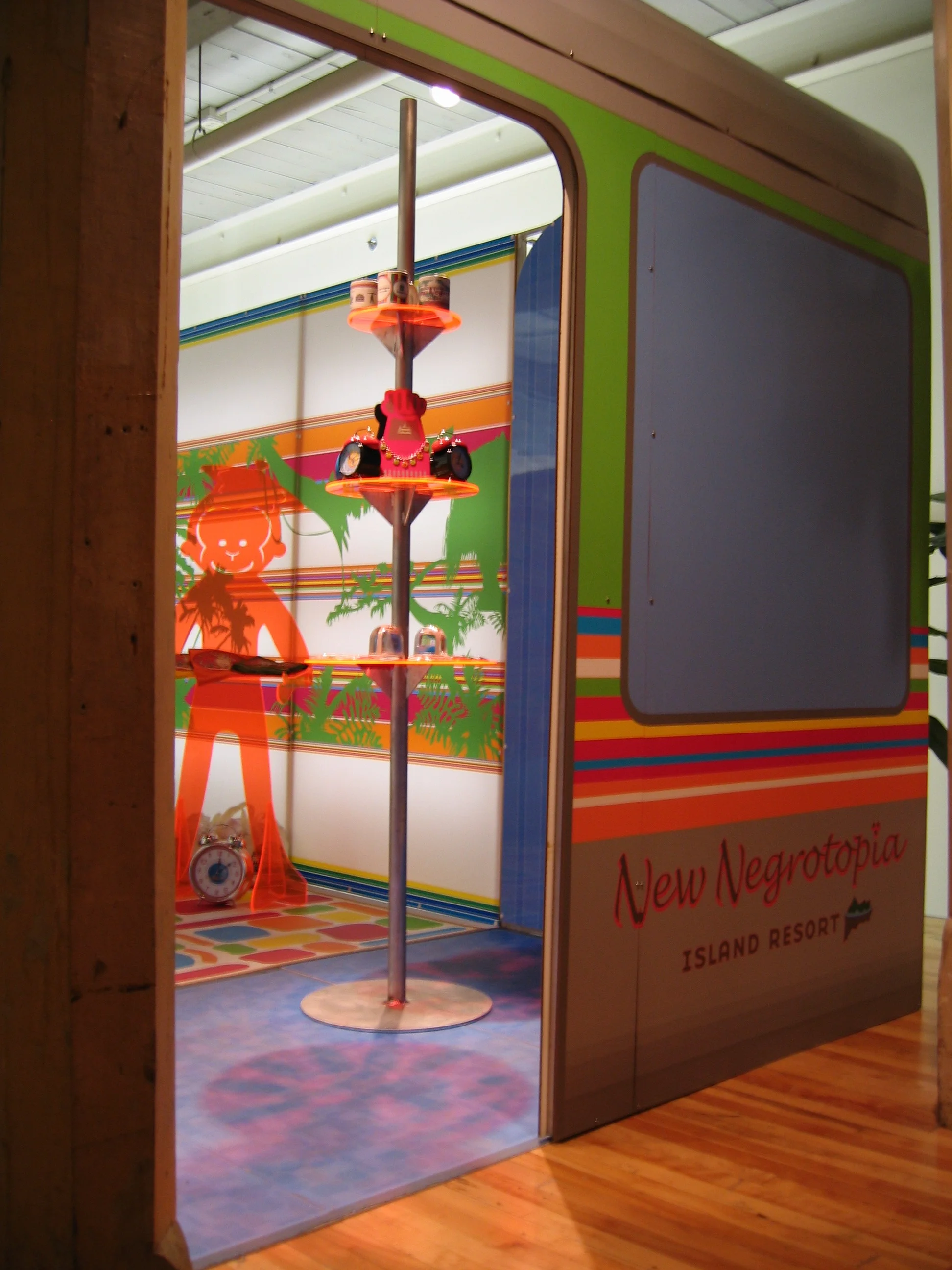 Detail, installation exterior