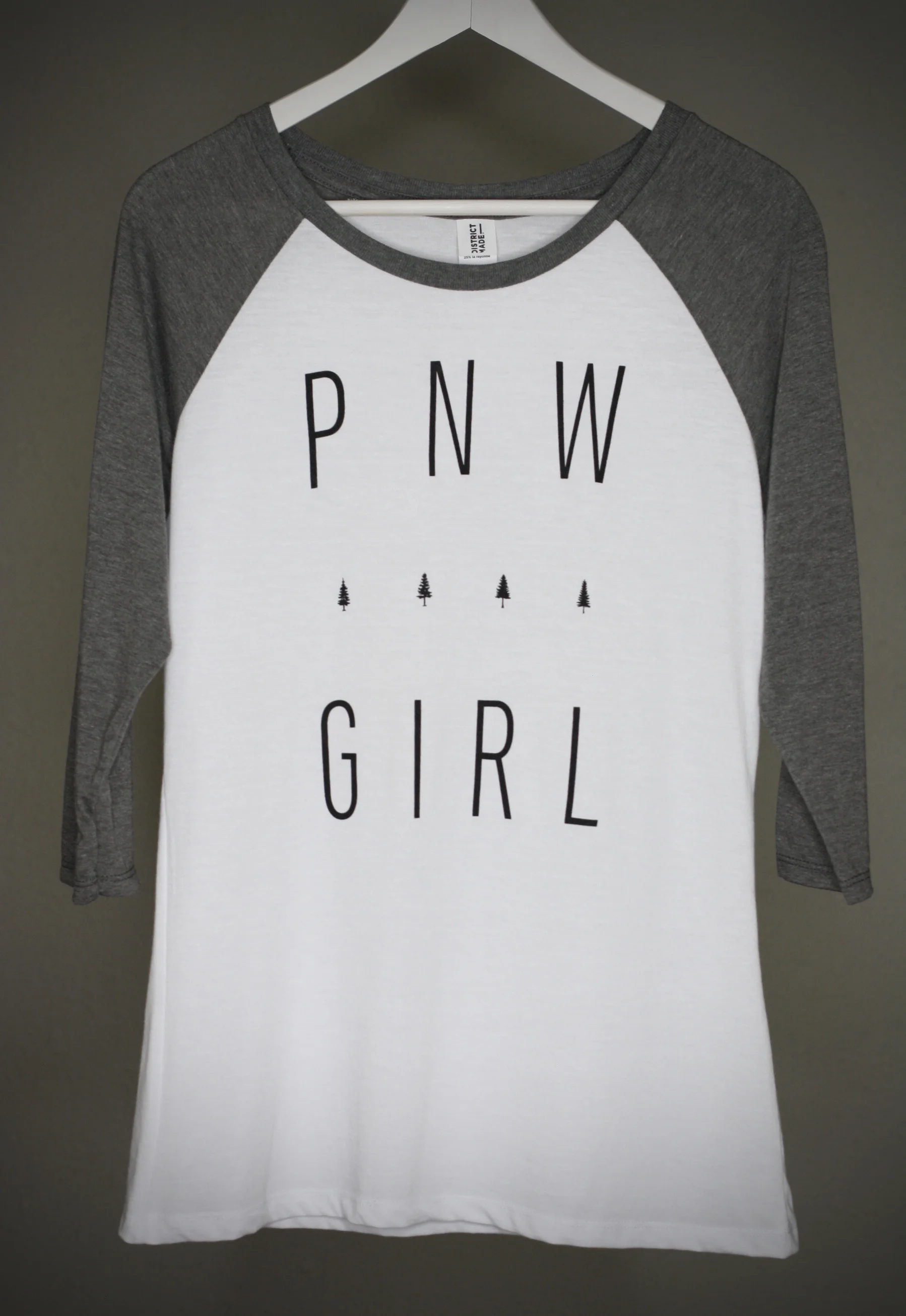PNW Girl Adult baseball tee- gray.jpg