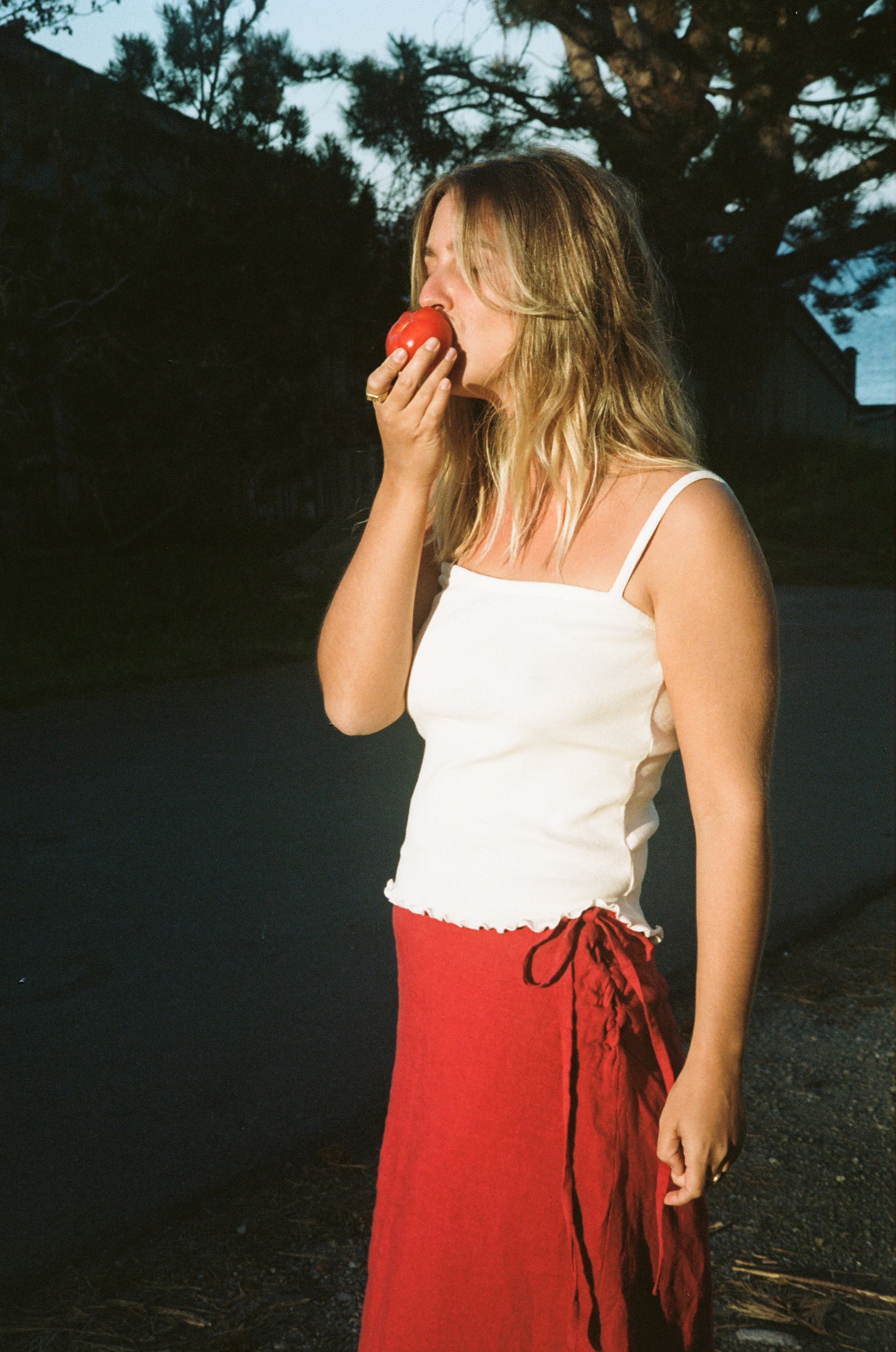 Emma in the Long Goldie Skirt