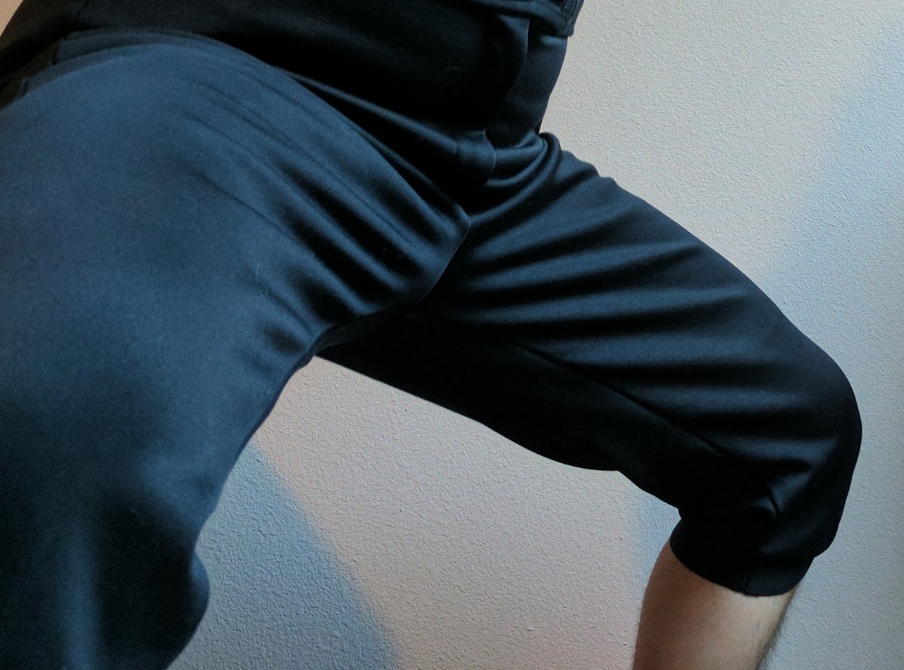 Bet you never thought you'd see a closeup of the author's crotch, did you?