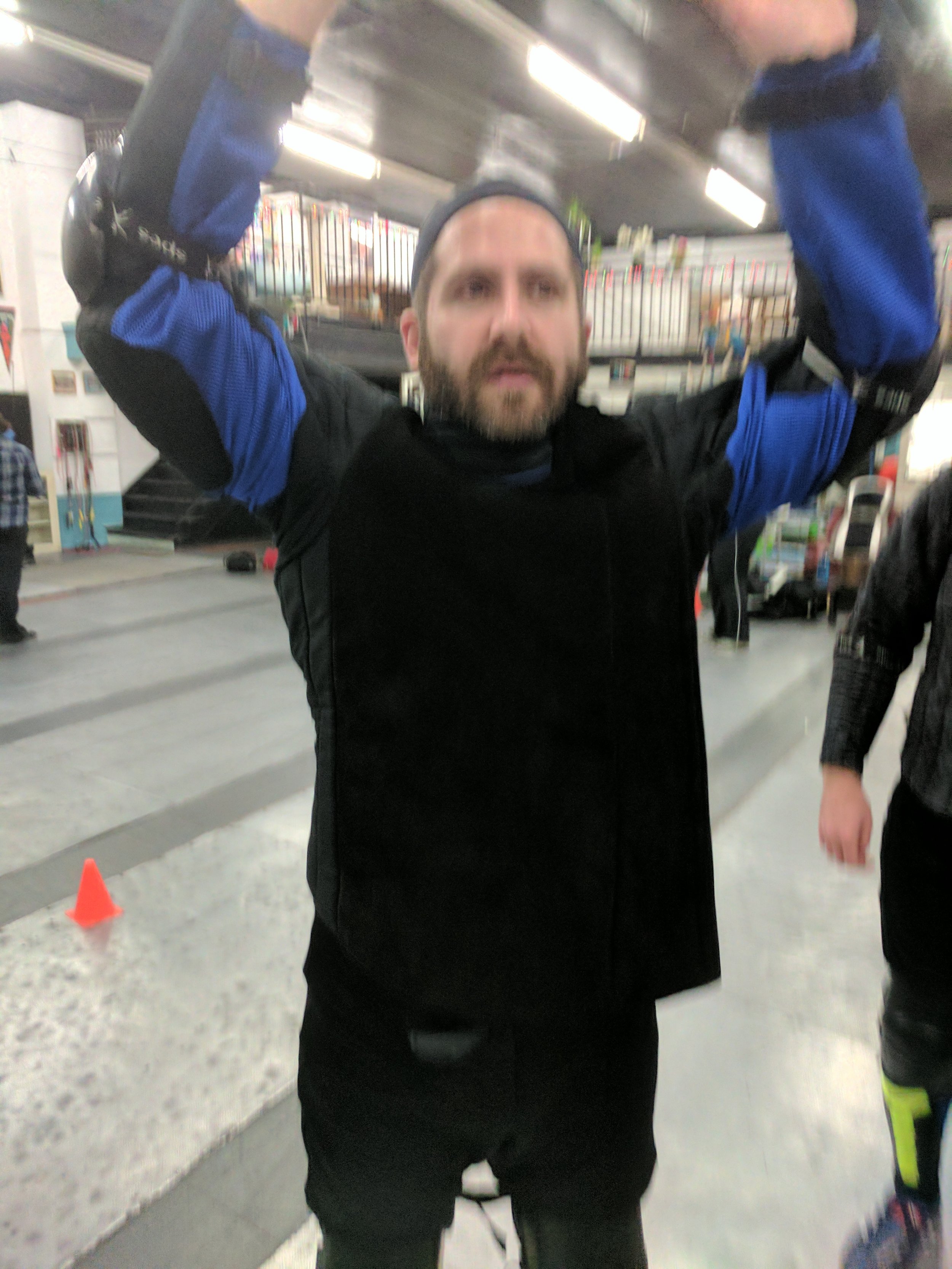 Normally my face is purple when I try high guards.