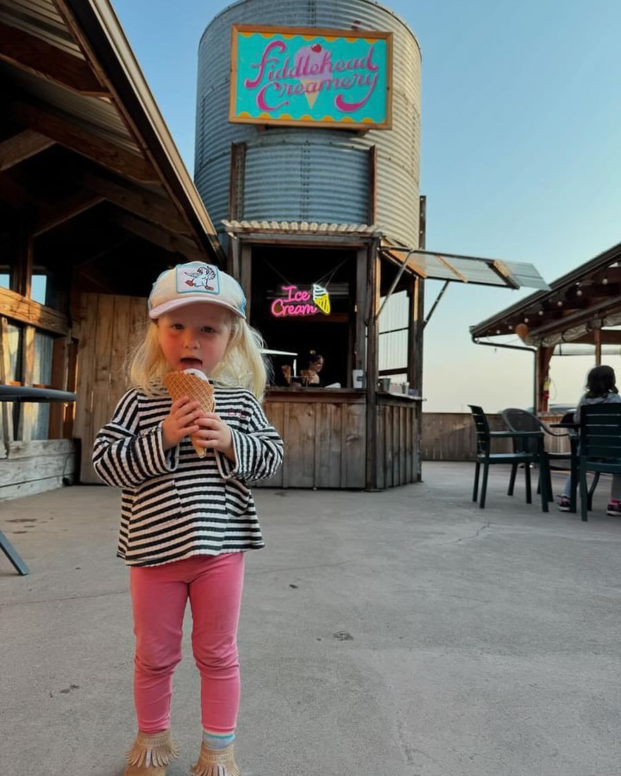 It&rsquo;s the last day of summer! Which means only a few weeks left of Fiddlehead at Finnriver 2024! 😭 We will be open regular hours through the weekend of October 12th, and weather-dependent beyond that. Be like Ayla and come see us today! 😊🍦