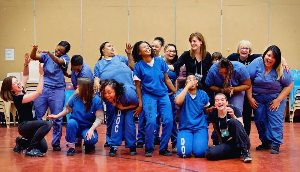 EPIC, with the actors at Cook County Jail