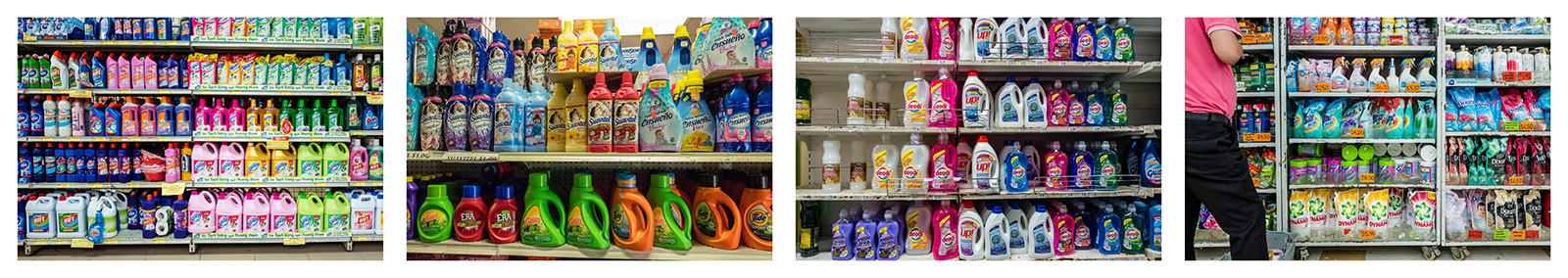 Detergents. Hanoi 2017, Los Angeles 2017, Cuba 2017, Singapore 2016