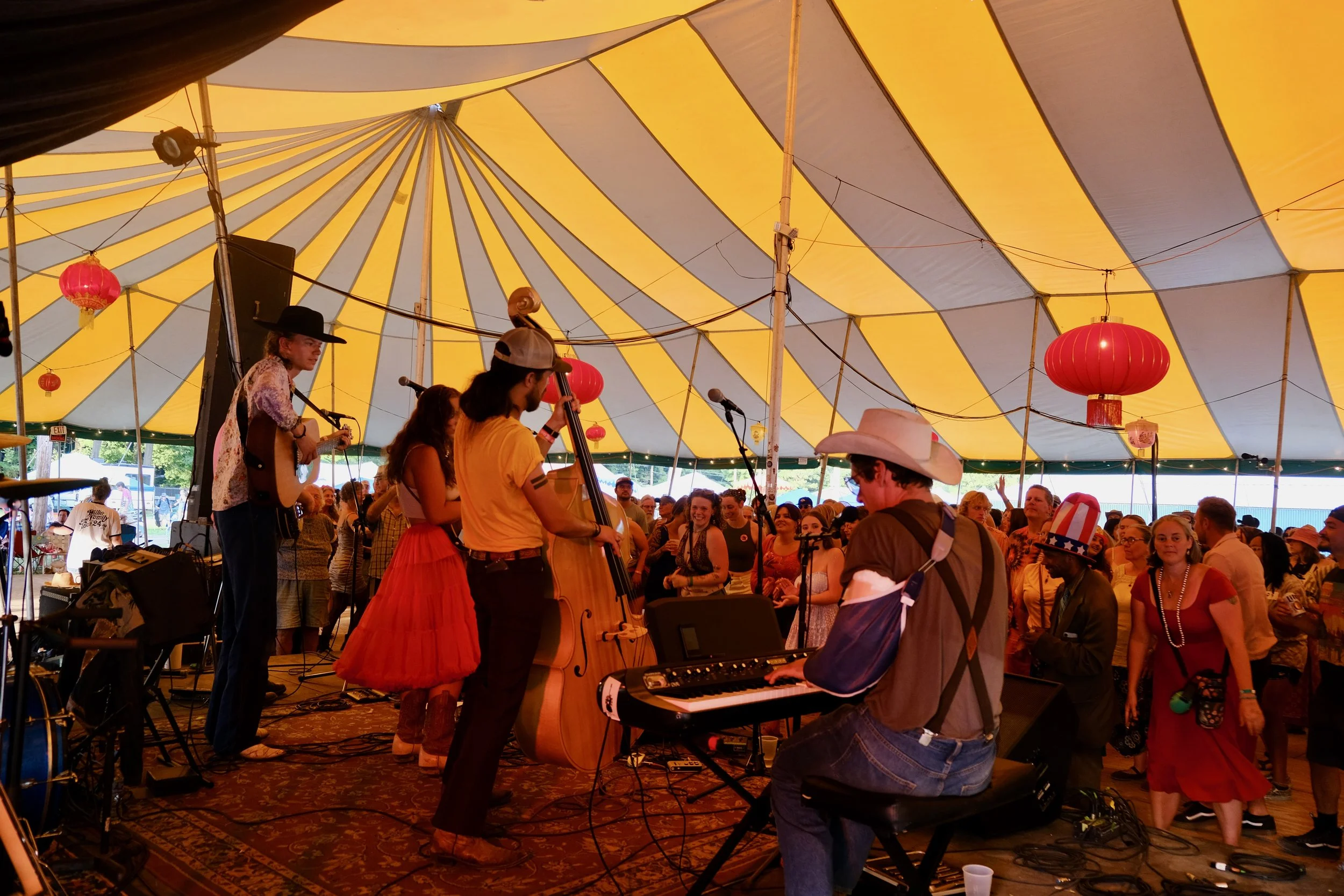 Nate w/ Cast Iron Cowboys @ Grassroots Festival of Music and Dance, Trumansburg, NY