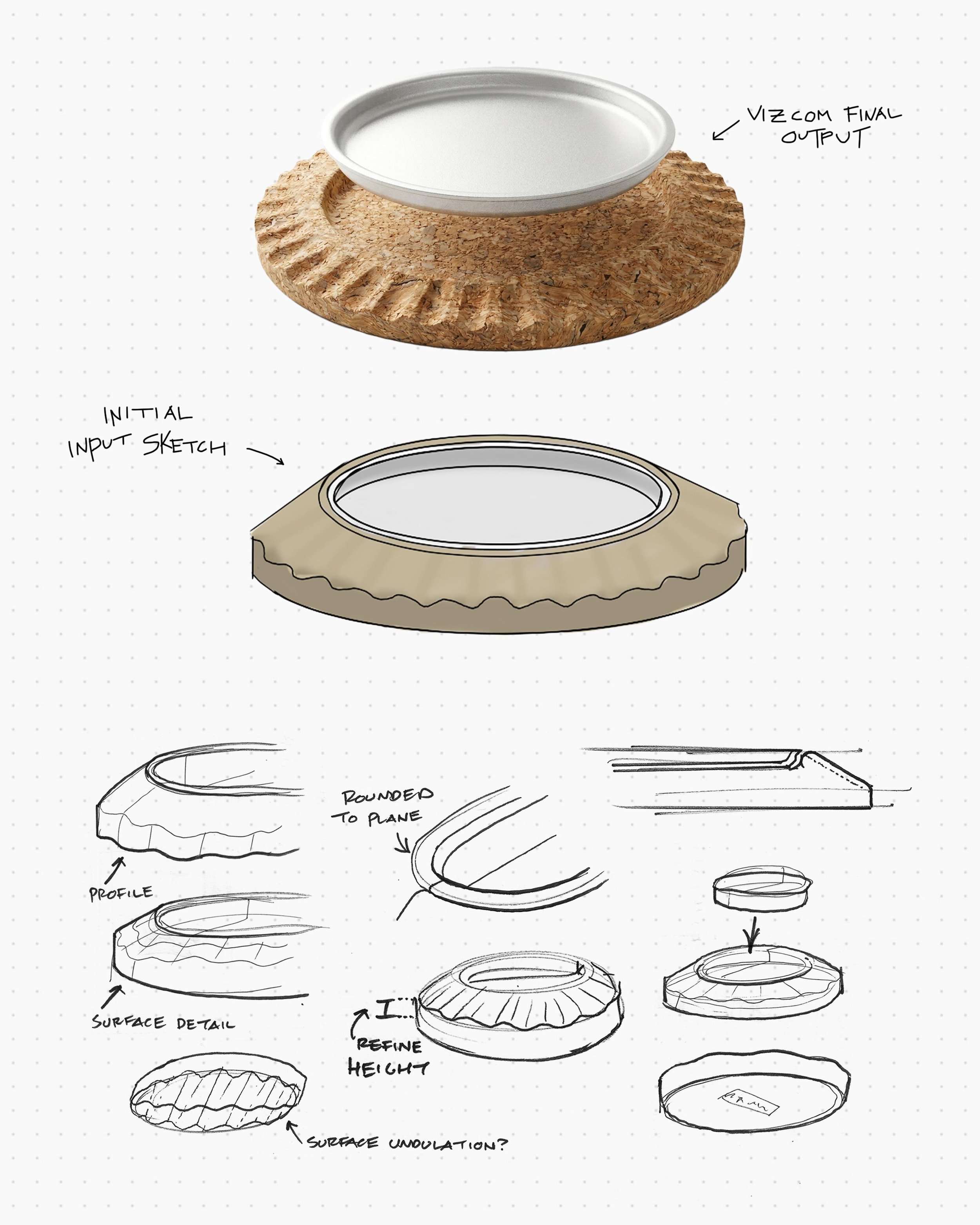AI-assisted visualization tools are great for rapidly exploring ideas, but the concept itself has to be solid. That&rsquo;s why we never skip the sketching - it&rsquo;s where the real thinking happens ✍️

More process from the @vizcom x @corkway desi