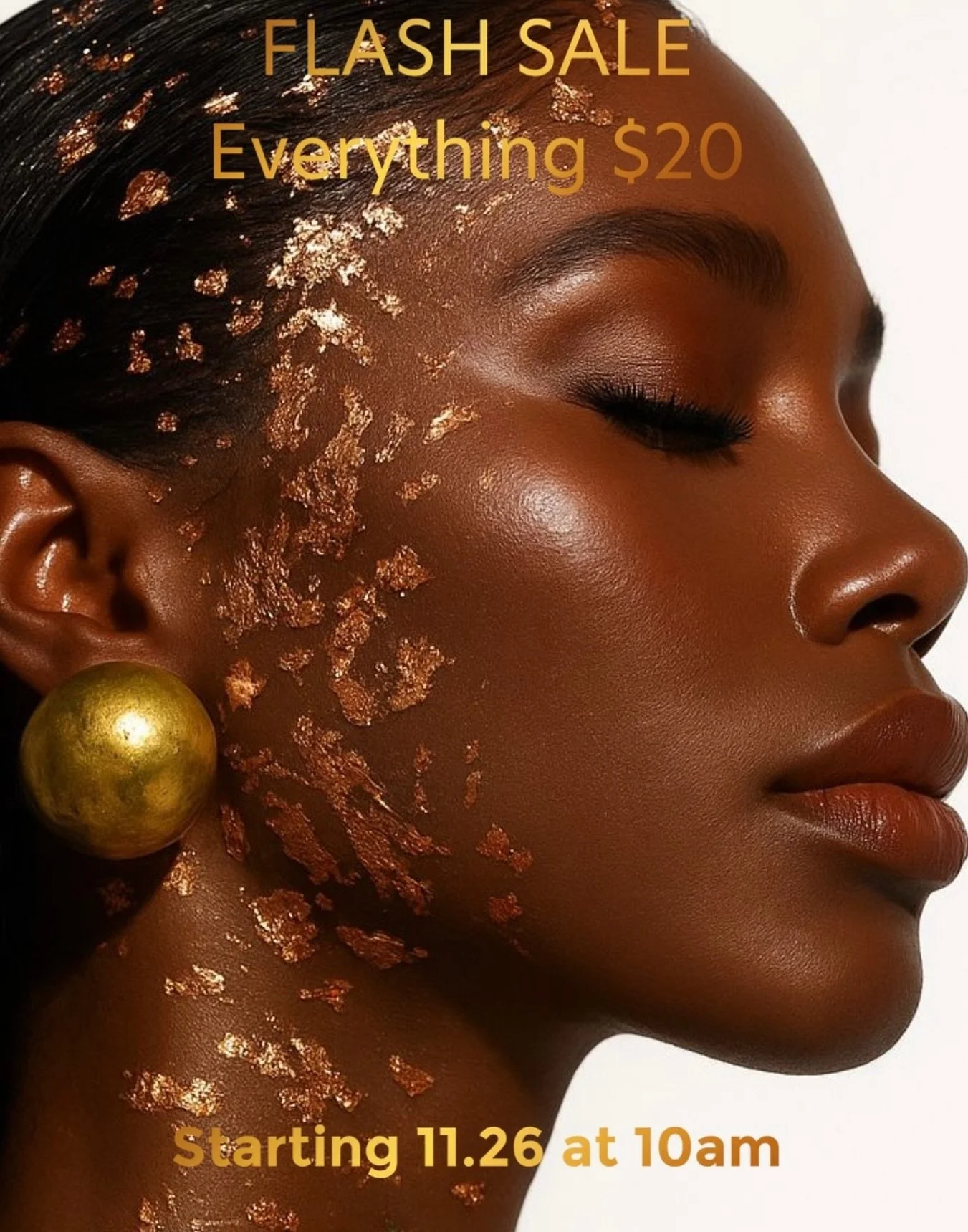 Everything $20 starting tomorrow at 10 am

Shop while supplies last. 

www.kadokele.com