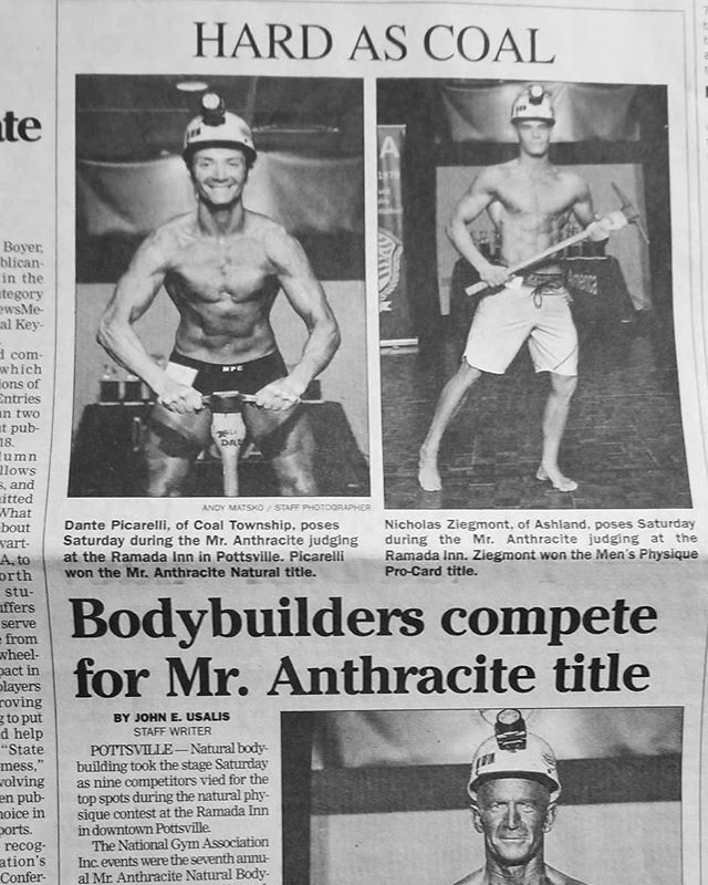 NGA Mr. Anthracite/Coal Natural making the local paper.  A great article in the @republicanherald by John Usalis/ Staff Writer - photos by Andy Matsko/Staff Photographer.

#nga #nganatural #nganaturalphilly #naturalphilly #naturalbodybuilding #worlds