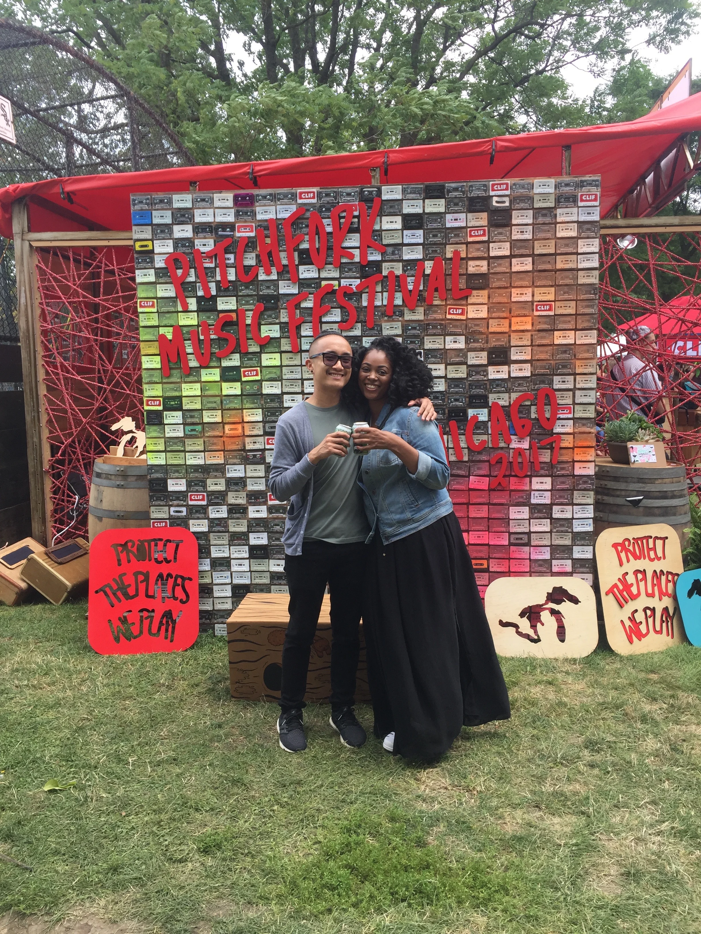 Me and James at Pitchfork Music Festival 2017