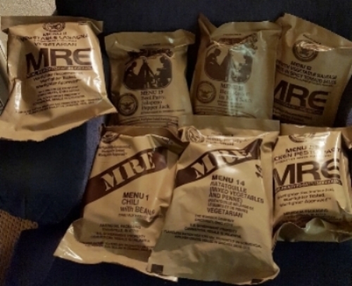 While I will not resort to cooking one of these on the back of the toilet, this doesn't mean that one of us (not me) hasn't gone to such lengths while in a non-deployment temporary lodging situation. 