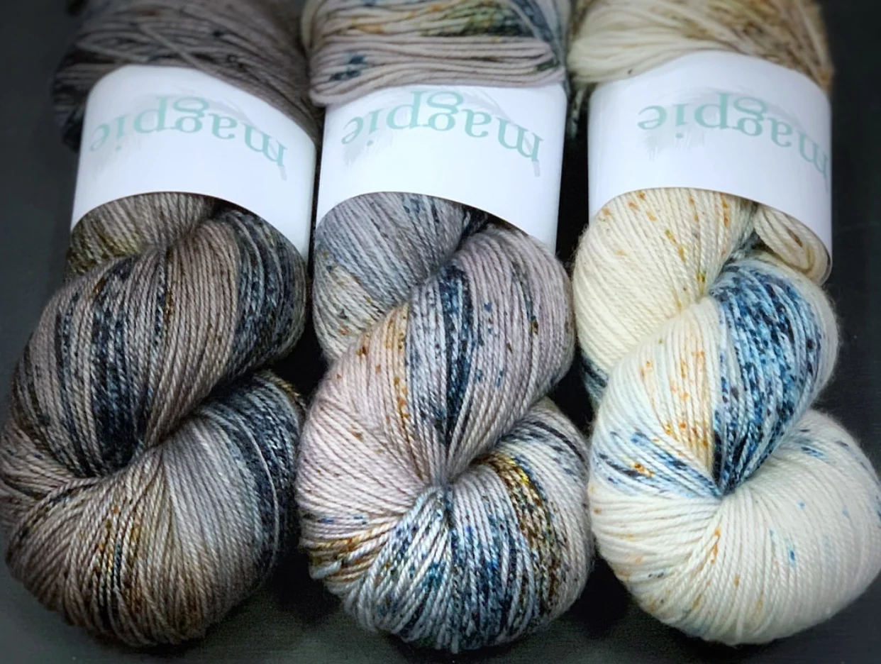 Dami of Magpie Fibers beautiful Edinburgh Lanes colorway.