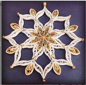 Quilling with Agnes of Aggies Quillings