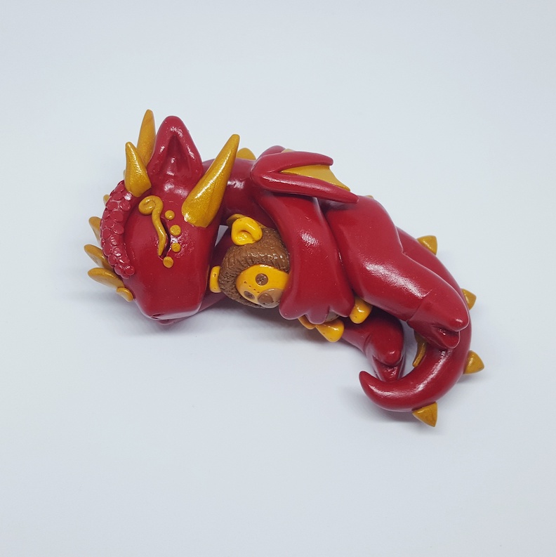 Clay Dragons with jsthreads14