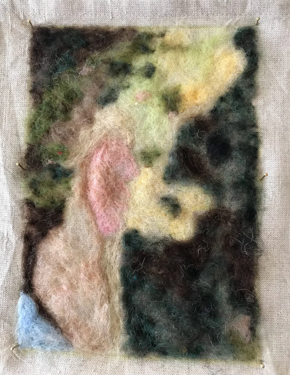 Felted woman in spring foundation felting.jpeg