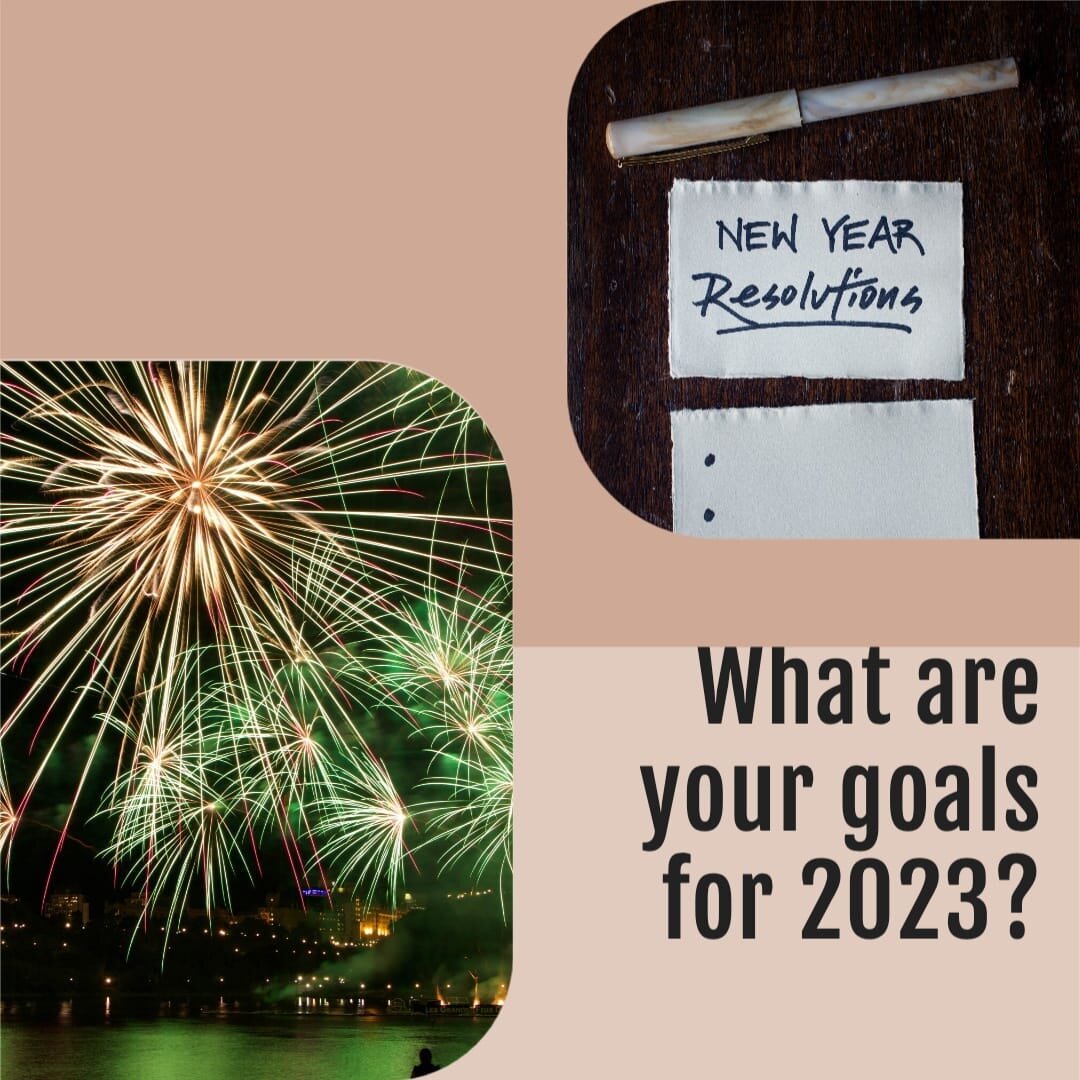 We learned a while ago the for us, #newyearsresolutions never work past the first week.  So we decided to create goals for each new year. :). ⁣
⁣
One of mine is to get enough sleep and water every day LOL that one hasn't truly happened yet but I am t