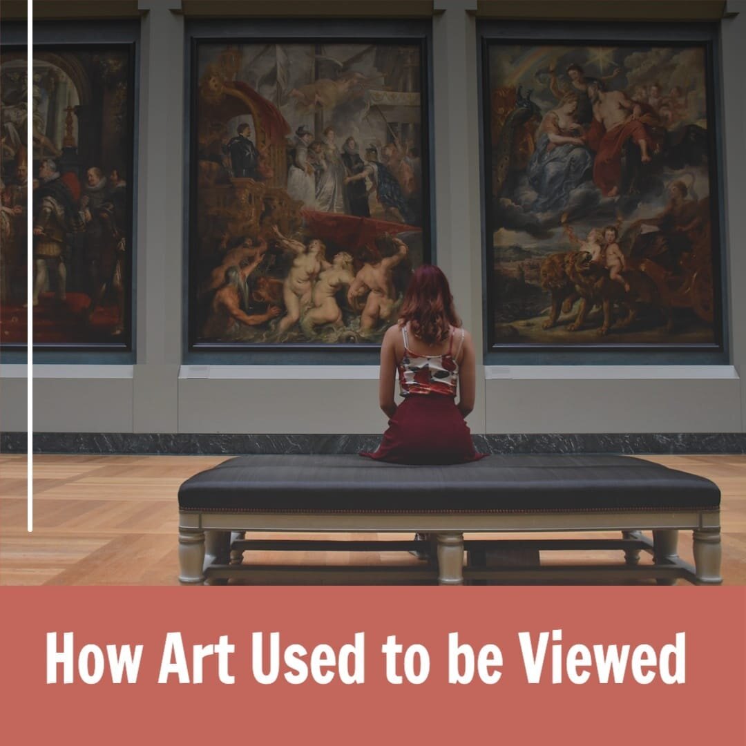 How art used to be viewed - ONLY in Art Galleries, museums, or private viewings.  But Art is sooooo much more!!!⁣
⁣
What you do creatively, is considered art if it is one of a kind and not able to be reproduced. :). I'm going to be looking at what th