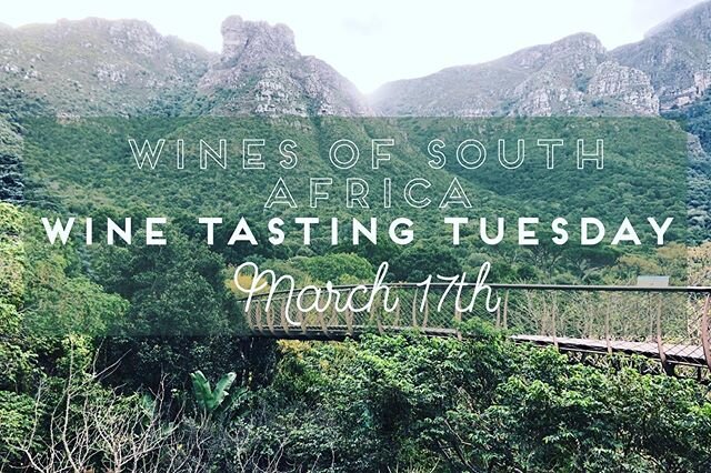 Tuesday March 17th 5:30-7:30, come taste a rockstar South African lineup @grassrootswine will be pouring delicious juice and serving serious knowledge $10 per person #idreamofcapetown