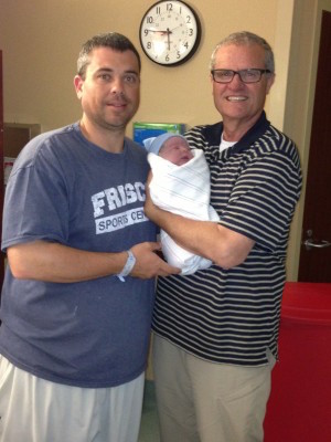 Father, grandson, grandfather