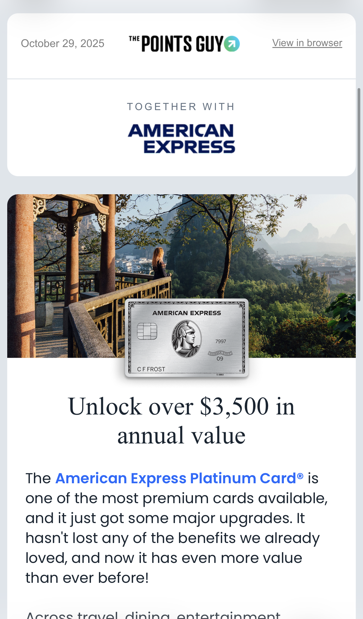 The Points Guy_Newsletter_American Express Partnership_Mobile.PNG