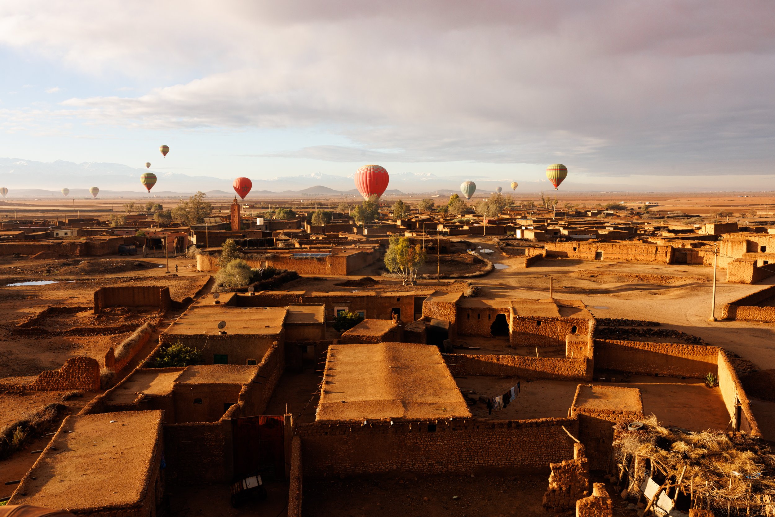 Desert Balloons - A Birds Eye View - Morocco - 2025