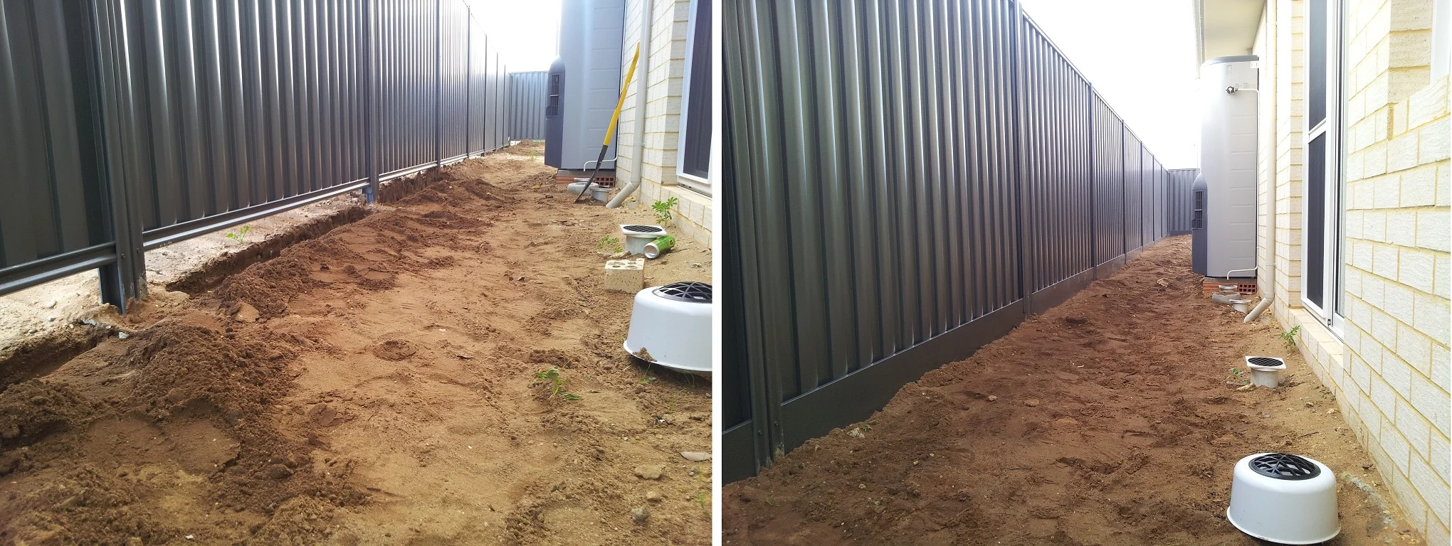 Woodland Grey, Before & After