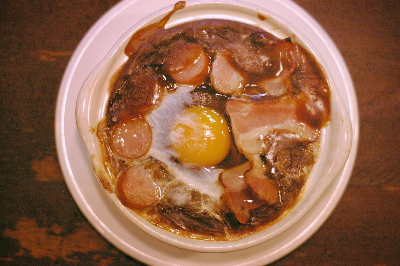 ベイクドエッグアメリカン