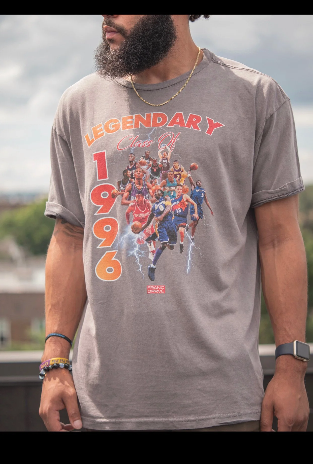 Vintage Gray Legendary 96 Tee