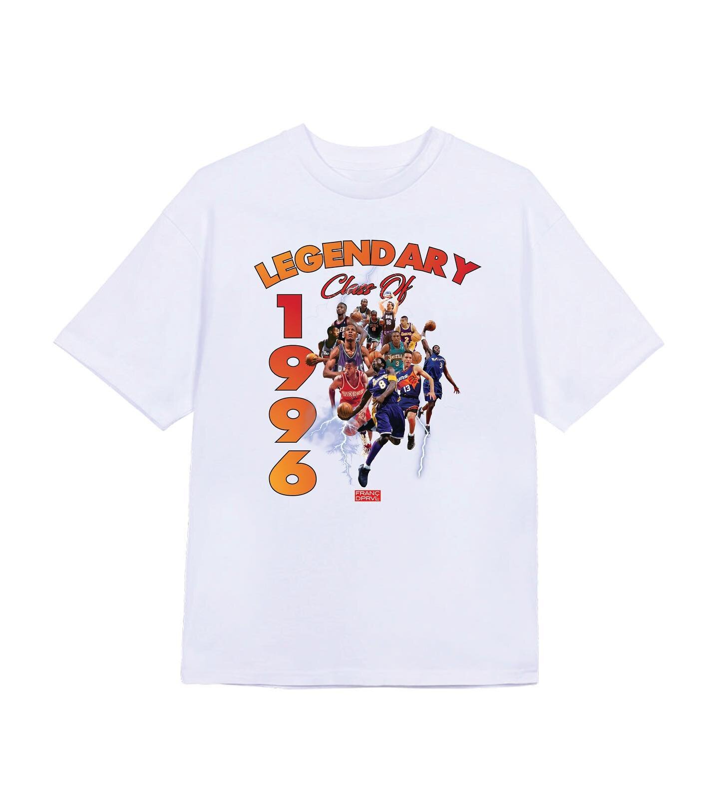 Summertime fresh! New LEGENDARY CLASS &lsquo;96 TEE available online now! 

Shop now www.FRANCOISDUPERVAL.com
#FRANCDPRVL #francoisduperval

#espn #nbanews #basketballislife #outfitoftheday #lakers #michaeljordan #hypebeast #kith #basketball #streetw