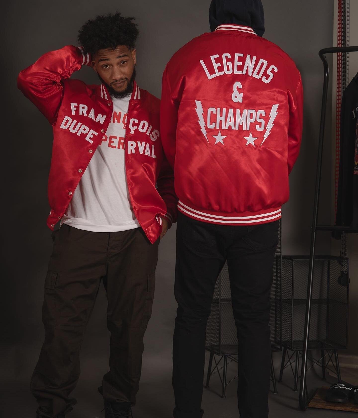 A Champion is one who has overcome the obstacles on his path to success. 

Legends &amp; Champs Satin Jacket is available for purchase NOW! Head over to the site (link in bio) or click the picture for immediate purchase! Dont&rsquo; forget you can BU