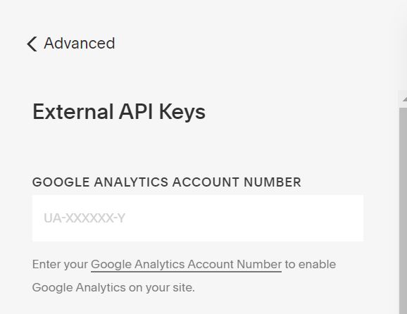 External API Keys Google Analytics Squarespace.png