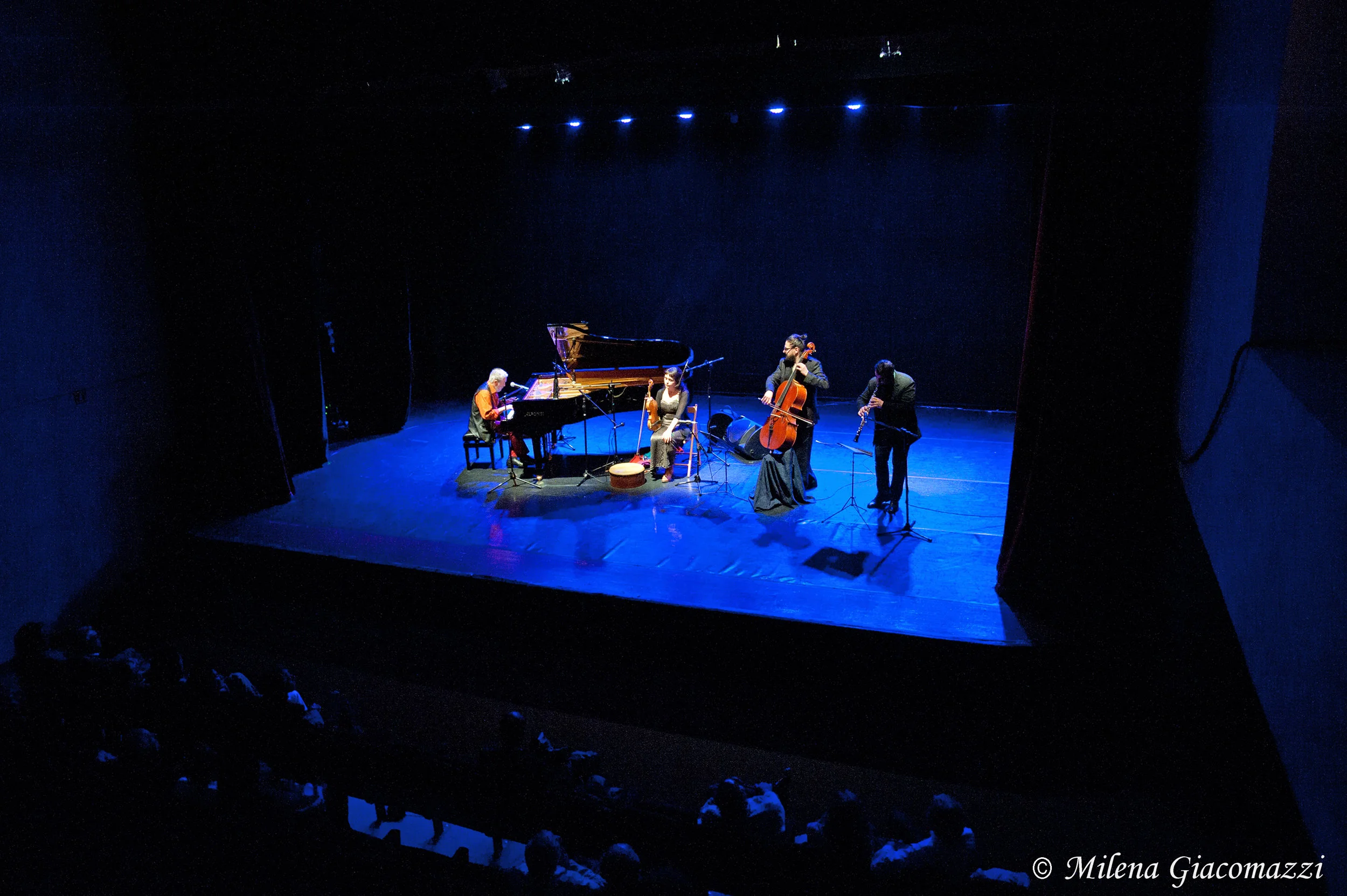 The Nomadic Piano quartet, Rome, 2015