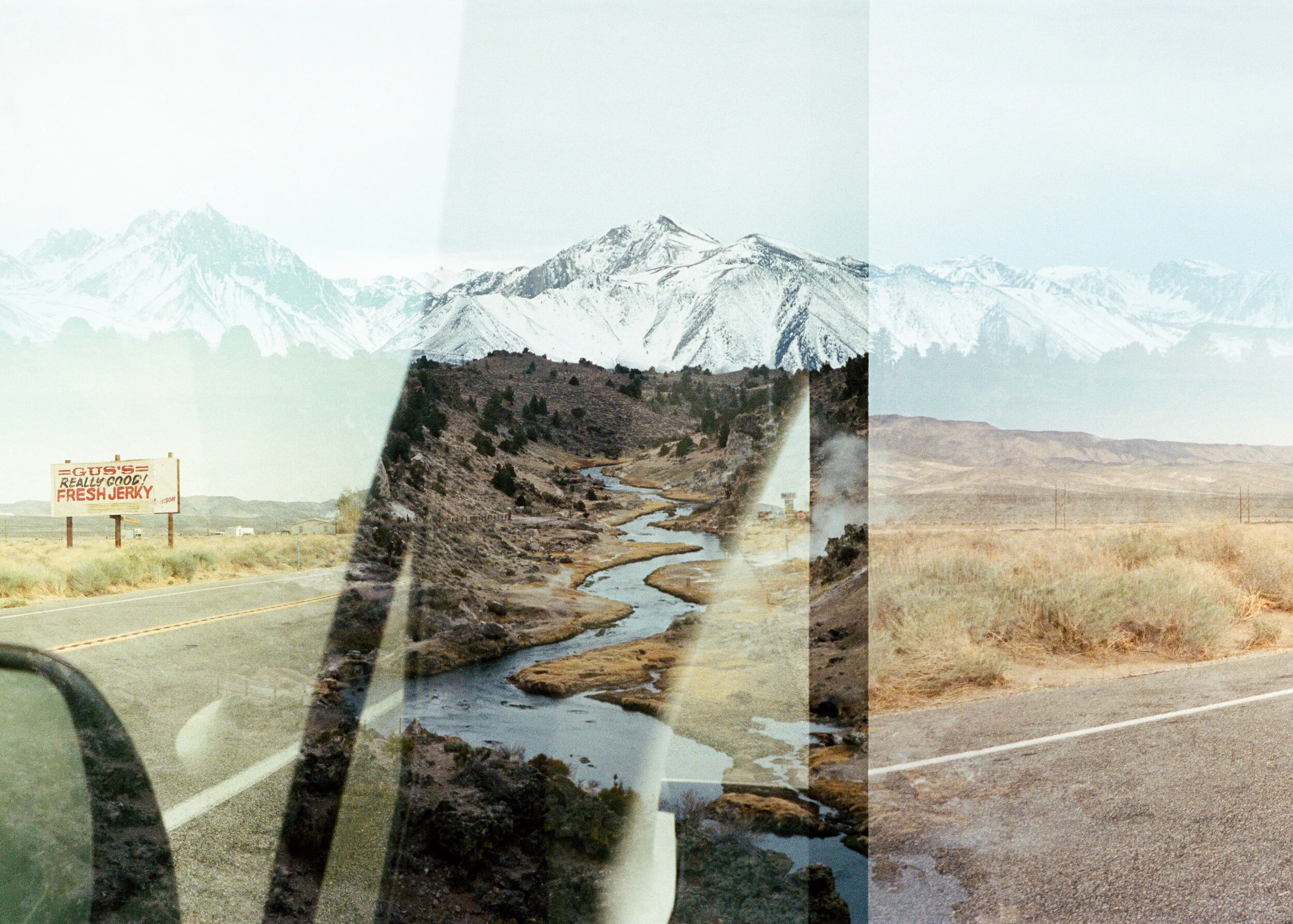 Hot Creek Double Exposure