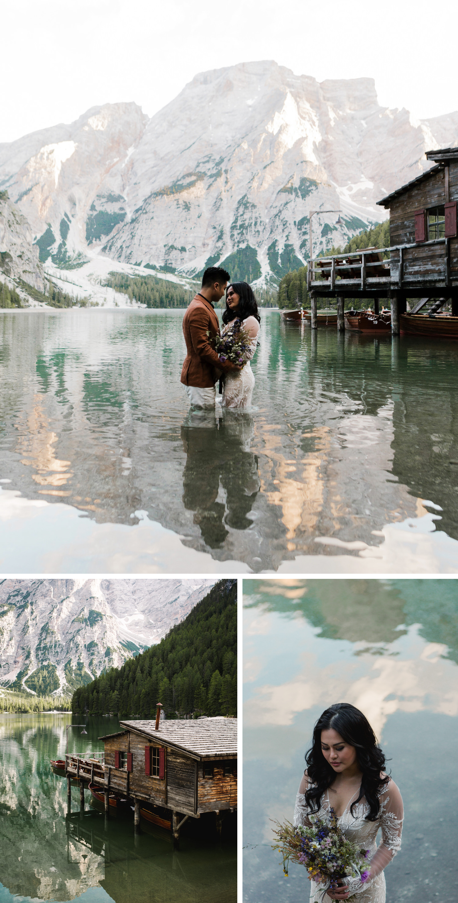 Lago di Braies Dolomites Wedding Shoot Fotomagoria 2.jpg