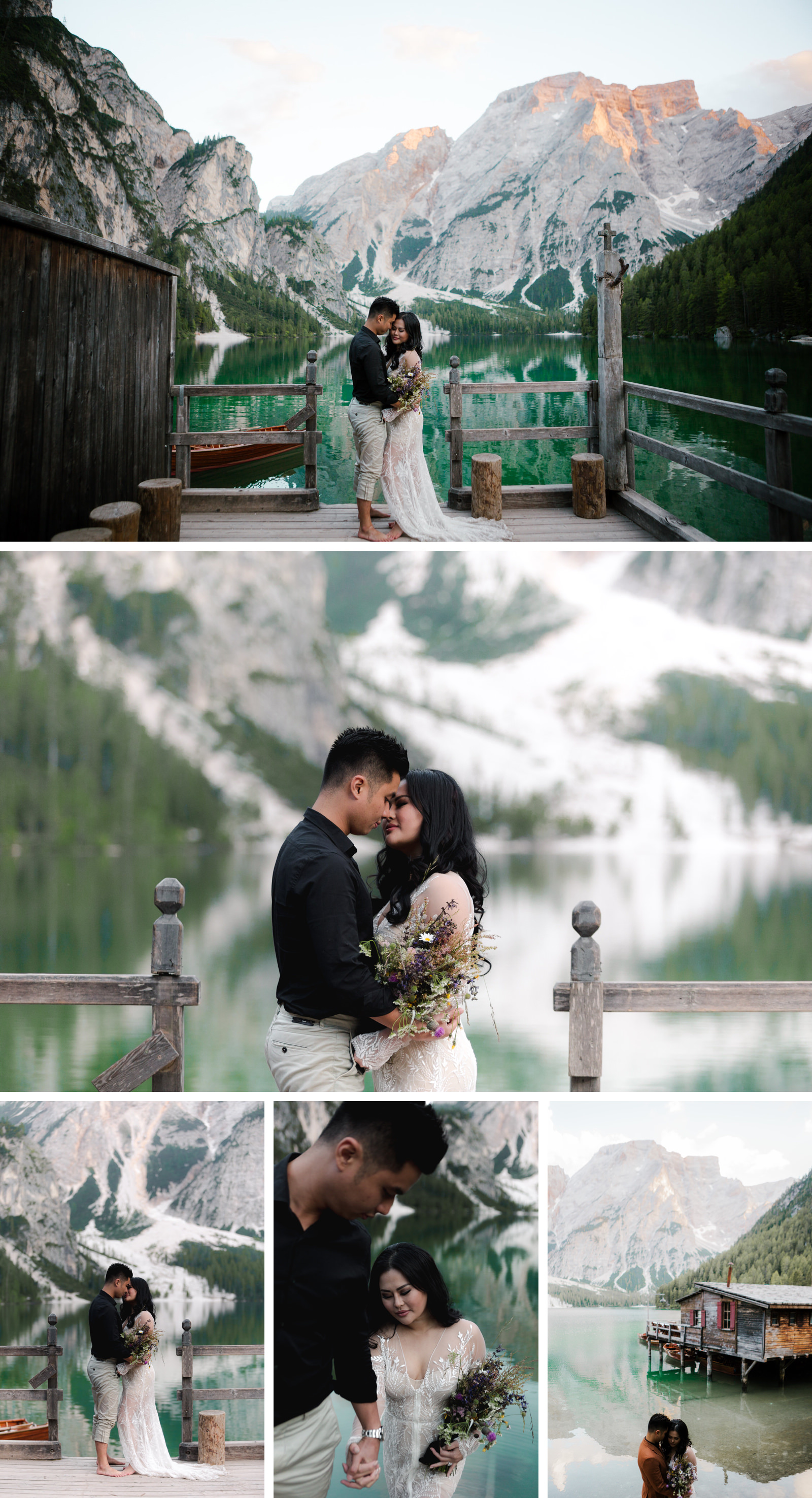Lago di Braies Dolomites Wedding Shoot Fotomagoria 4.jpg