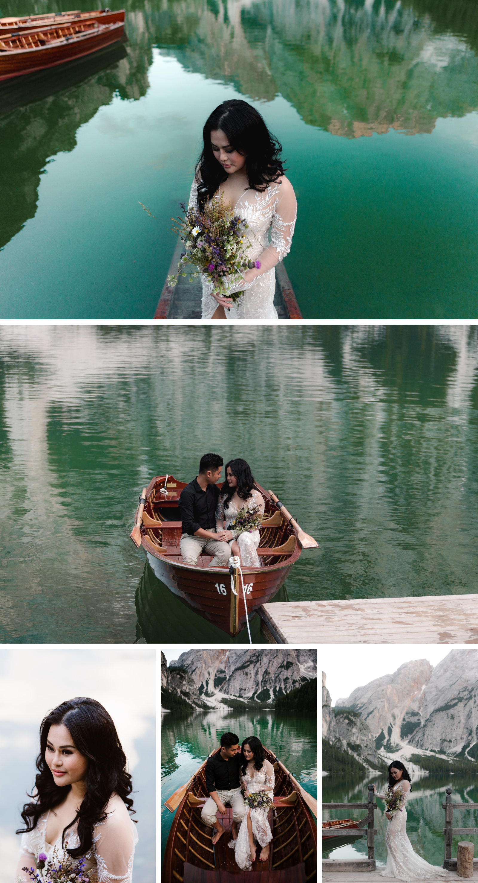 Lago di Braies Dolomites Wedding Shoot Fotomagoria 5.jpg