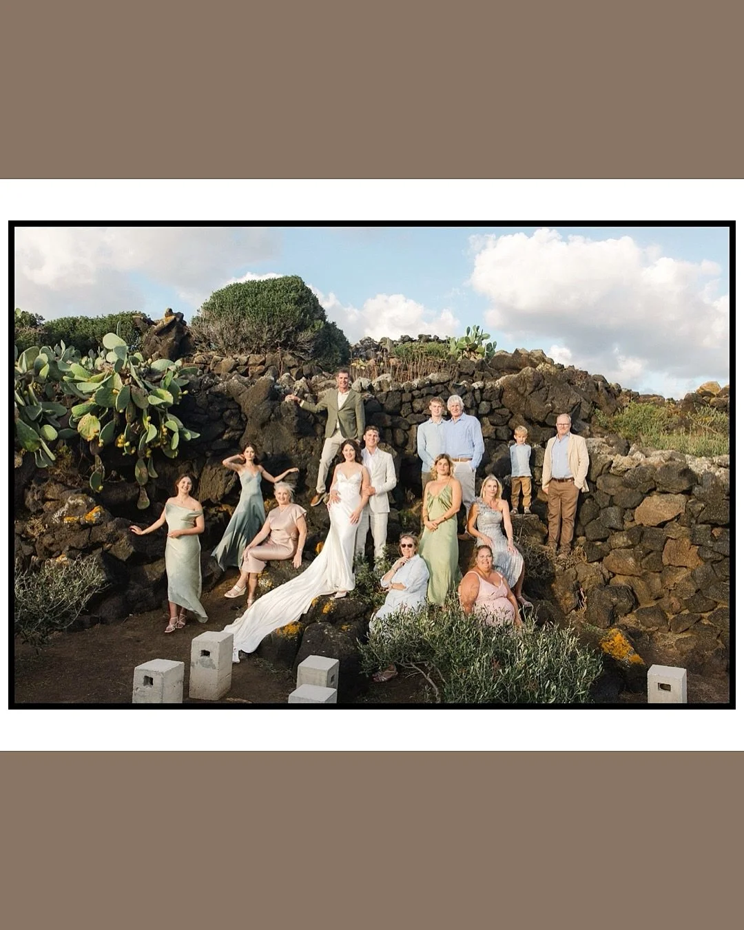 Set against the raw volcanic beauty of Pantelleria,  N &amp;  K celebrated their multi-day destination wedding in the most unforgettable way 📸🇮🇹
Words still fall short when it comes to expressing my admiration for their love of simplicity and genu
