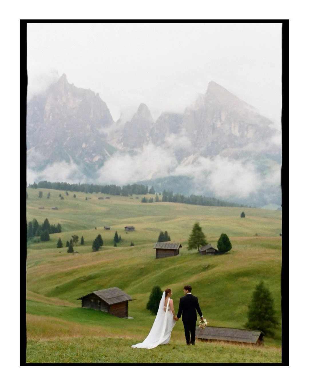 In the mountains, the weather is always a surprise: on their wedding day it rained. But because they had us for the whole day, we could plan around the showers so the most important moments happened in the dry breaks. 

Later, they cozied up by the f