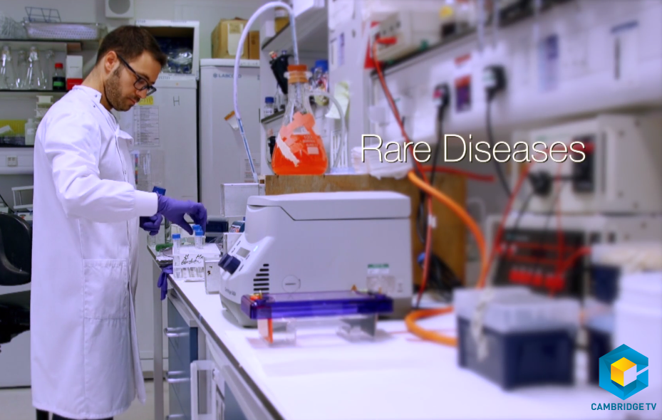 Steve talks to Sue Pearson of CambridgeTV about his research into rare diseases.