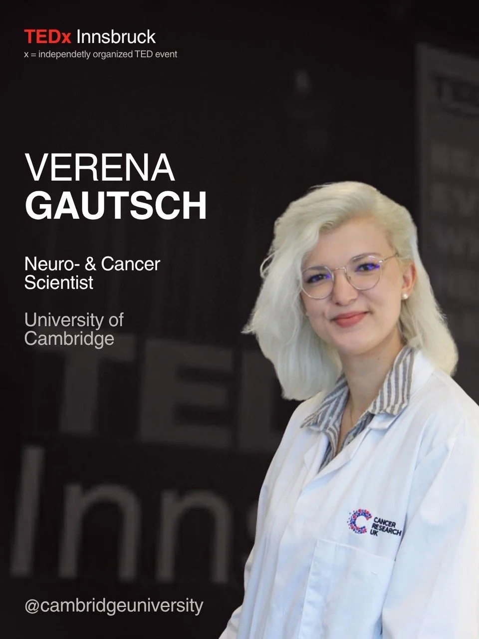 Verena Gautsch, PhD Student, speaking at TEDx Innsbruck: Soft Skills are Hardcore
