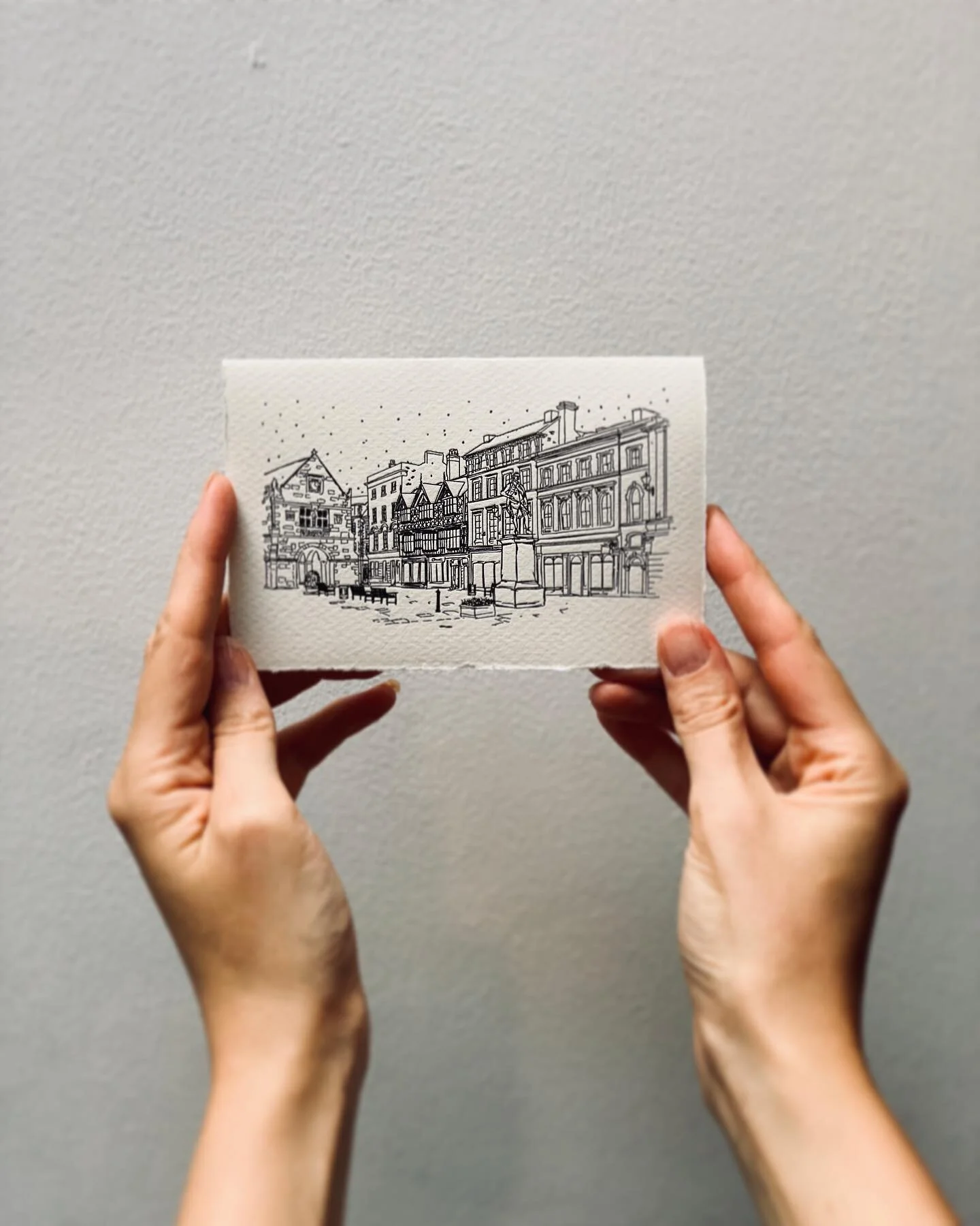 🏫 These are first off the press this afternoon - a card from this year&rsquo;s 2020 Shrewsbury Christmas Card sets...but also a sneak peak at a new Shrewsbury print - which is fundamentally the same, but larger, minus the snow! We had numerous reque