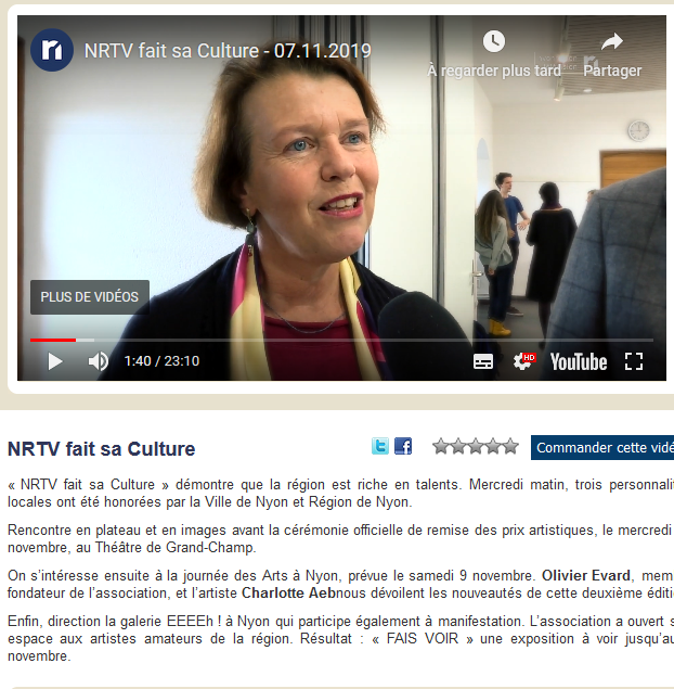 2019-11 NRTV fait sa culture